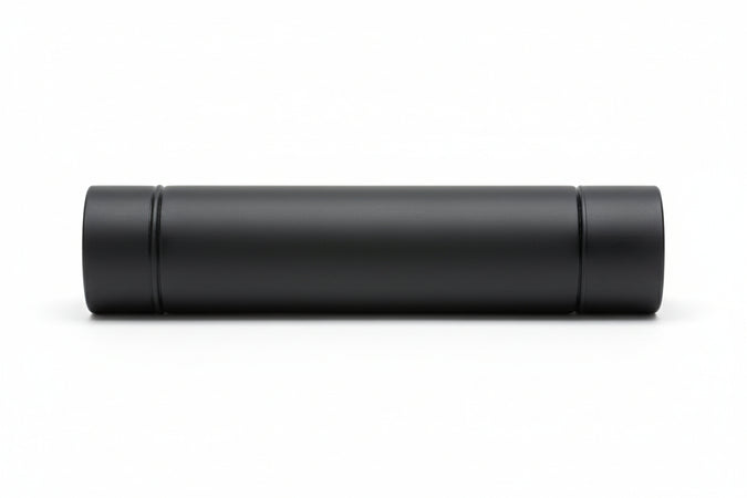 Tubo Porcellanato Per Stufe A Legna Nero Opaco Ø Cm.15X25 Save