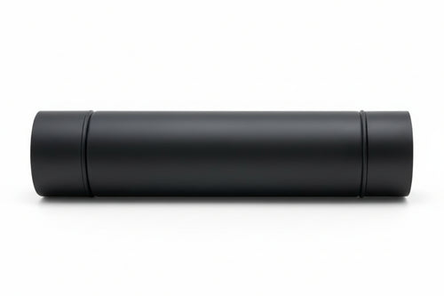 Tubo Porcellanato Per Stufe A Legna Nero Opaco Ø Cm.15X50 Save