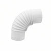Gomito A 90 ° Porcellanato Per Stufe A Legna Bianco Lucido Ee ¸ Cm.10 Save
