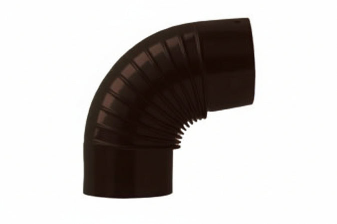 Gomito 90 ° Porcellanato Per Stufe A Legna Nero Opaco Ee ¸ Cm.12 Save