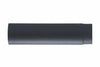 Tubo Porcellanato Pesante Per Stufe A Legna Nero Opaco Ø Cm.13X50, Mm.1,2 Save