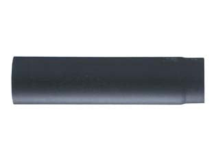Tubo Porcellanato Pesante Per Stufe A Legna Nero Opaco Ø Cm.16X100, Mm.1,2 Save