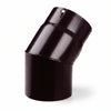 Gomito 45 ° Porcellanato Per Stufe A Legna Nero Opaco Pesante Mm.12 Ee ¸ Cm.13 Save