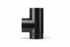 Raccordo A T F/F Porcell. Per Stufe Legna Nero Opaco Pesante Mm.1,2 Ø Cm.15 Save