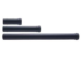 Tubo Per Stufe A Pellet Plus Light Nero Opaco Normale Ø Cm.10X100, Mm.0,7 Save