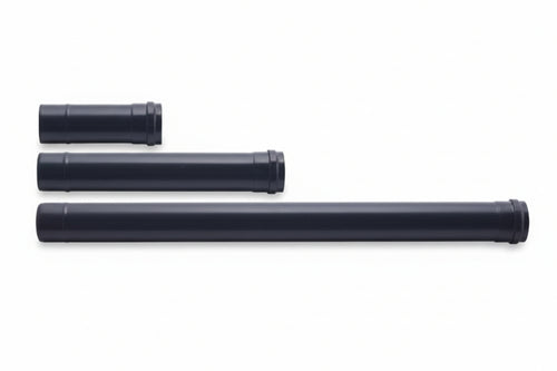 Tubo Per Stufe A Pellet Plus Light Nero Opaco Normale Ø Cm.12X100, Mm.0,7 Save