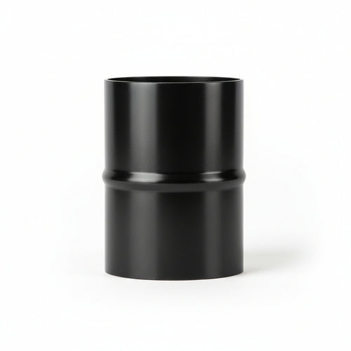 Raccordo M/M Per Stufe A Pellet Nero Opaco Pesante Mm.1,2- - Ø Cm.10 M/M - 2 Pezzi Save