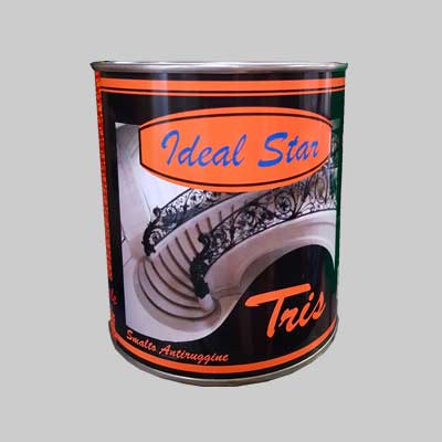 Smalto Antiruggine 'Tris' Ideal Star 0,750 Lt - Antracite - Ideal Star