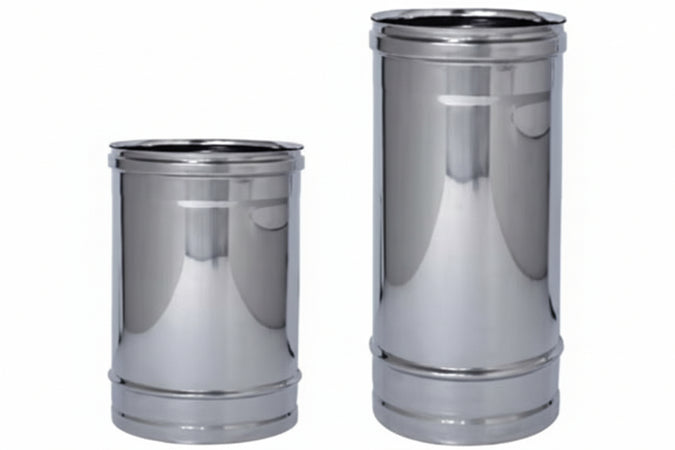Tubo Acciaio Inox Aisi 304 Monoparete Spessore Mm.0,5 Ø Mm.150 Cm.50