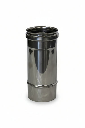 Raccordo Per Tubo Acciaio Inox M/F Aisi 304 Monoparete Spessore Mm.0,5 Mf Ø Mm.120