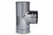 Raccordo A T 90 ° In Acciaio Inox Aisi 304 Monoparete Spessore Mm.05 Fmm Ee ¸ Mm.120