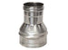 Riduzione Per Tubo Acciaio Inox Aisi 304 F/M Monoparete Spess. Mm.0,5 F Ø Mm.120 M Ø Mm.100