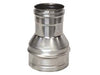 Riduzione Per Tubo Acciaio Inox Aisi 304 F/M Monoparete Spess. Mm.0,5 F Ø Mm.140 M Ø Mm.120