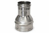 Riduzione Per Tubo Acciaio Inox Aisi 304 F/M Monoparete Spess. Mm.0,5 F Ø Mm.150 M Ø Mm.130