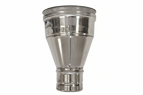 Aumento Per Tubo Acciaio Inox Aisi 304 F/M Monoparete Spessore Mm.0,5 F Ø Mm.80 M Ø Mm.100
