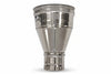 Aumento Per Tubo Acciaio Inox Aisi 304 F/M Monoparete Spessore Mm.0,5 F Ø Mm.100 M Ø Mm.130