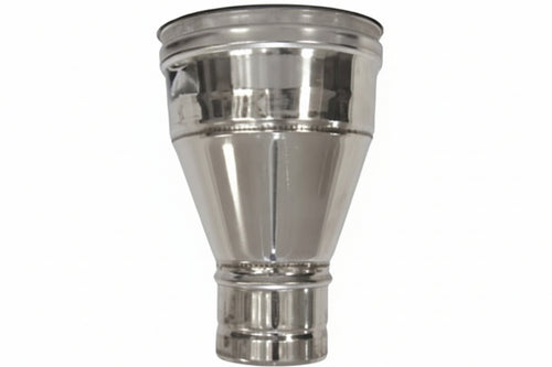 Aumento Per Tubo Acciaio Inox Aisi 304 F/M Monoparete Spessore Mm.0,5 F Ø Mm.200 M Ø Mm.250
