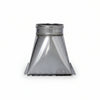 Tramoggia In Acciaio Inox Aisi 304 Monoparete Spessore Mm.0,6 Mm.200X200 Ø Mm.200 Mm.330H.