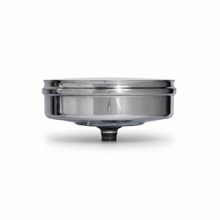 Tappo Raccolta Condensa In Acciaio Inox Aisi 304 Monoparete Spess Mm.0,5 Ø Mm.140