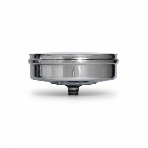 Tappo Raccolta Condensa In Acciaio Inox Aisi 304 Monoparete Spess Mm.0,5 Ø Mm.140