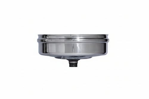 Tappo Raccolta Condensa In Acciaio Inox Aisi 304 Monoparete Spess Mm.0,5 Ø Mm.200