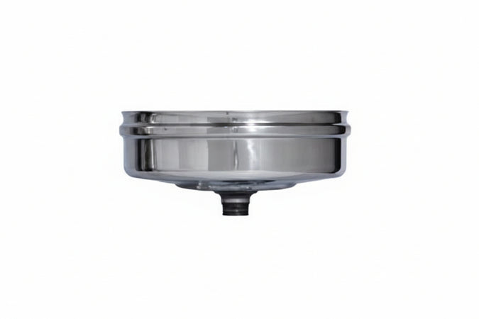 Tappo Raccolta Condensa In Acciaio Inox Aisi 304 Monoparete Spess Mm.0,5 Ø Mm.200