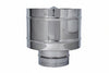 Terminale Di Scarico A Botte Acciaio Inox Aisi 304 Monoparete Ø Mm.80