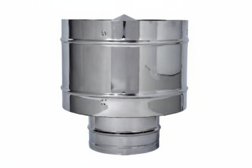 Terminale Di Scarico A Botte Acciaio Inox Aisi 304 Monoparete Ø Mm.80