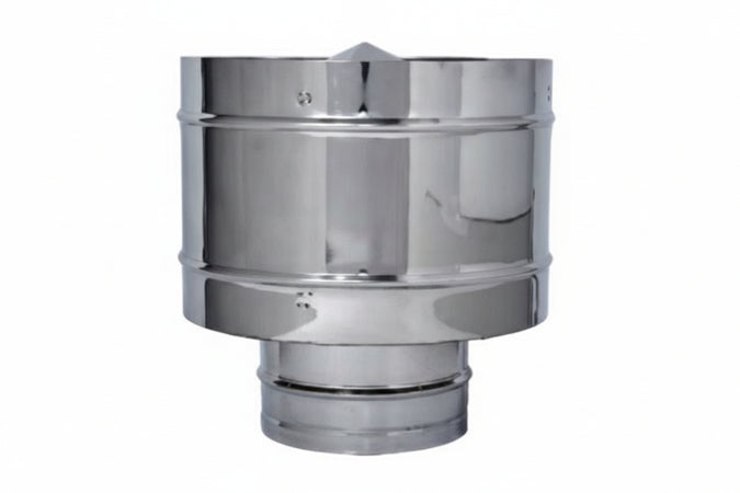 Terminale Di Scarico A Botte Acciaio Inox Aisi 304 Monoparete Ø Mm.80