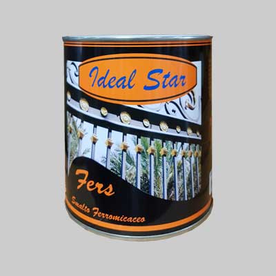 Smalto Ferromicaceo 'Fers' Ideal Star 0,750 Lt - Grigio Scuro Grana Grossa - Ideal Star