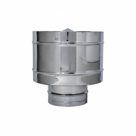 Terminale Di Scarico A Botte Acciaio Inox Aisi 304 Monoparete Ø Mm.130