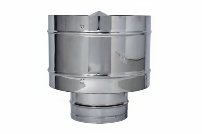 Terminale Di Scarico A Botte Acciaio Inox Aisi 304 Monoparete Ø Mm.150
