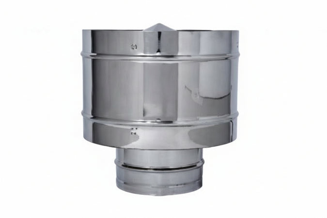 Terminale Di Scarico A Botte Acciaio Inox Aisi 304 Monoparete Ø Mm.180