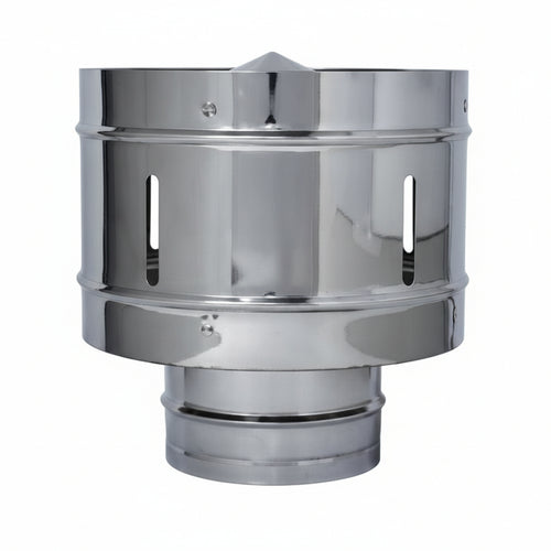Terminale Di Scarico A Botte Acciaio Inox Aisi 304 Monoparete Ø Mm.200