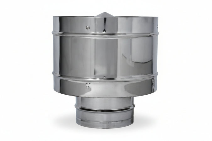 Terminale Di Scarico A Botte Acciaio Inox Aisi 304 Monoparete Ø Mm.250