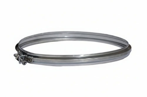 Fascette Bloccaggio Acciaio Inox Aisi 304 Monoparete Spessore Mm.0,5- - Ø Mm.120 - 10 Pezzi