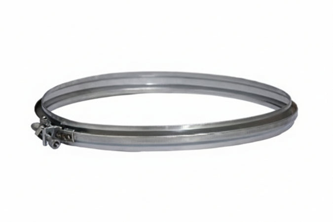 Fascette Bloccaggio Acciaio Inox Aisi 304 Monoparete Spessore Mm.0,5- - Ø Mm.120 - 10 Pezzi