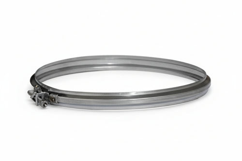 Fascette Bloccaggio Acciaio Inox Aisi 304 Monoparete Spessore Mm.0,5- - Ø Mm.200 - 10 Pezzi