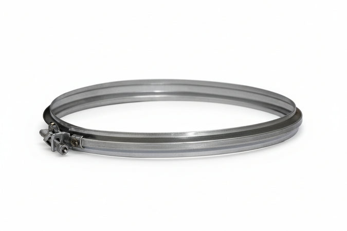 Fascette Bloccaggio Acciaio Inox Aisi 304 Monoparete Spessore Mm.0,5- - Ø Mm.200 - 10 Pezzi