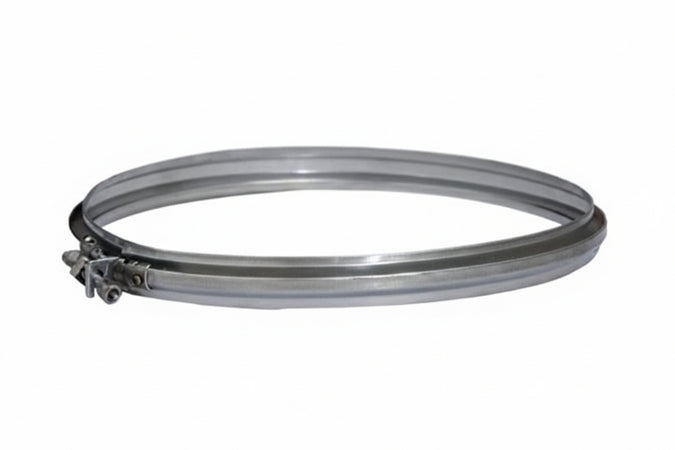 Fascette Bloccaggio Acciaio Inox Aisi 304 Monoparete Spessore Mm.0,5- - Ø Mm.250 - 10 Pezzi