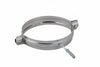 Collare Reggitubo In Acciaio Inox Aisi 304 Monoparete Spessore Mm.0,5- - Ø Mm.130 - 2 Pezzi