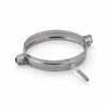Collare Reggitubo In Acciaio Inox Aisi 304 Monoparete Spessore Mm.0,5- - Ø Mm.150 - 5 Pezzi