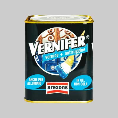 Smalto Antiruggine Antichizzato 'Vernifer' 750 Ml - Antracite - Arexons
