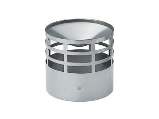 Terminale Di Scarico In Acciaio Inox Per Stufe A Pellet Ø Cm.8