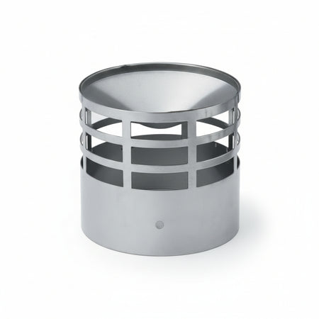 Terminale Di Scarico In Acciaio Inox Per Stufe A Pellet Ø Cm.8