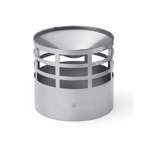 Terminale Di Scarico In Acciaio Inox Per Stufe A Pellet Ø Cm.10