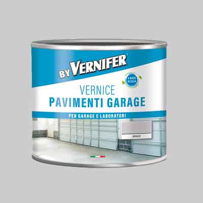 Vernice Pavimenti Garage 'Vernifer' 2 Lt - Grigio Ral 7047 - Arexons