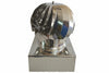 Fumaiolo Testa Radiante Girevole Quadro Cm.22X22 In Acciaio Inox