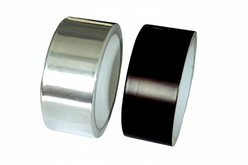Nastro Adesivo In Alluminio Per Alte Temperature- - Mm.40X9 Mt. Colore Alluminio - 3 Pezzi Feudo