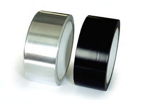 Nastro Adesivo In Alluminio Per Alte Temperature Mm.40X9 Mt. Colore Nero Feudo